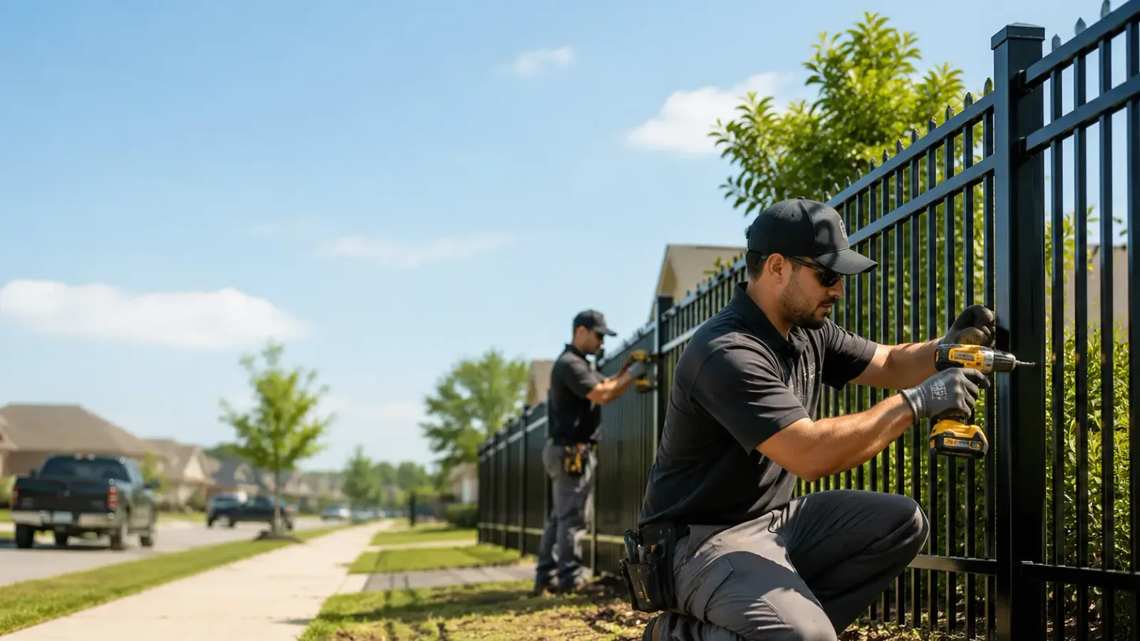 Metal Fence Installation in Marion, LA
